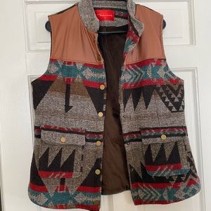 Fashionomics wool blend vest